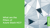 What are the Pillars of Azure Stack HCI? 